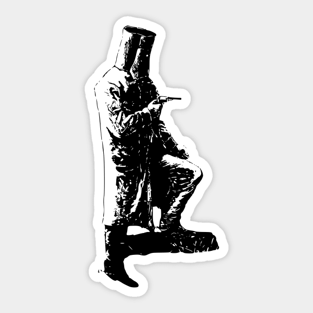 Ned Kelly at Bay Sticker by Australian_Bushranging